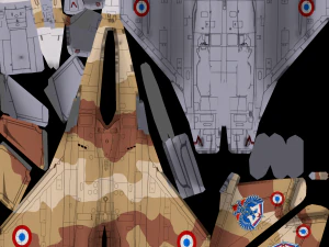 Dassault rafale lowpoly jet fighter 3D Model