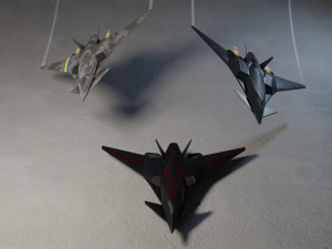 I-19 ravenclaw stealth fighter jet 3D Модель