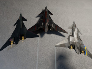 I-19 ravenclaw stealth fighter jet 3D Модель