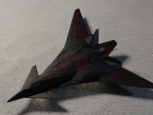 I-19 ravenclaw stealth fighter jet 3D Модель