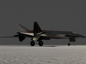 I-19 ravenclaw stealth fighter jet 3D Модель