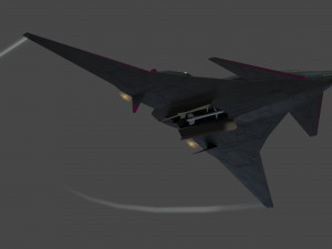 I-19 ravenclaw stealth fighter jet 3D Модель