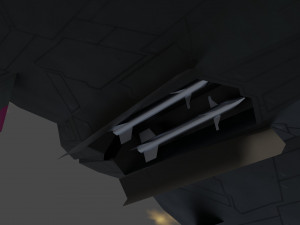 I-19 ravenclaw stealth fighter jet 3D Модель