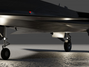 I-19 ravenclaw stealth fighter jet 3D Модель