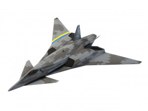 I-19 ravenclaw stealth fighter jet 3D Model