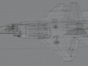 Lockheed Martin F-22 Raptor Model 3D