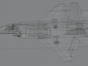 Lockheed Martin F-22 Raptor 3D Model