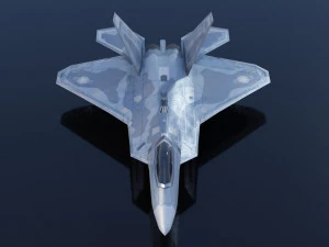 Lockheed Martin F-22 Raptor 3D Model