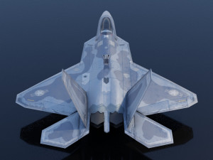 Lockheed Martin F-22 Raptor Model 3D