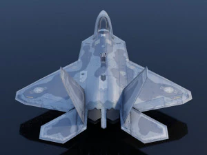 Lockheed Martin F-22 Raptor 3D Model