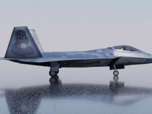 Lockheed Martin F-22 Raptor Model 3D