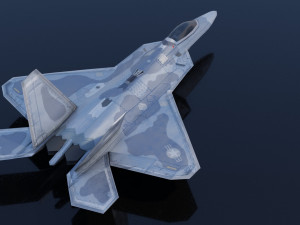 Lockheed Martin F-22 Raptor Model 3D