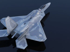 Lockheed Martin F-22 Raptor 3D Model