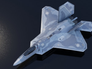 Lockheed Martin F-22 Raptor Model 3D