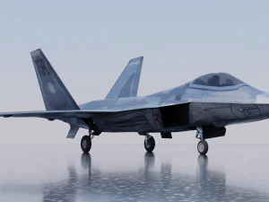 Lockheed Martin F-22 Raptor 3D Model