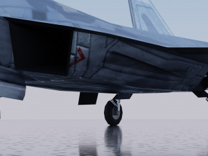 Lockheed Martin F-22 Raptor Model 3D