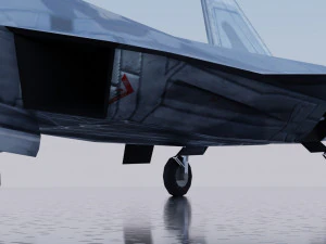 Lockheed Martin F-22 Raptor 3D Model