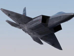 Lockheed Martin F-22 Raptor 3D Model