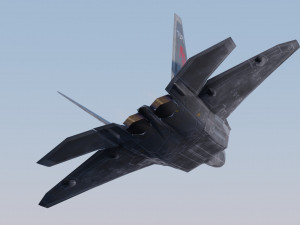 Lockheed Martin F-22 Raptor Model 3D