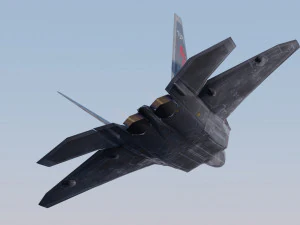 Lockheed Martin F-22 Raptor 3D Model