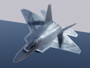 Lockheed Martin F-22 Raptor Model 3D