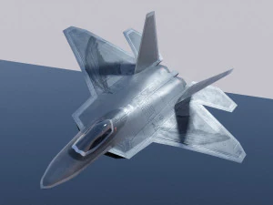 Lockheed Martin F-22 Raptor 3D Model