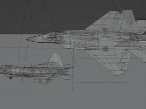 Lockheed Martin F-22 Raptor Model 3D