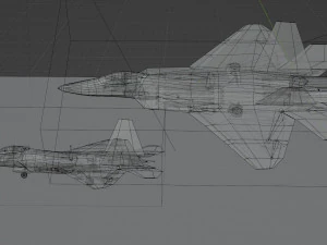 Lockheed Martin F-22 Raptor 3D Model