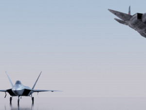 Lockheed Martin F-22 Raptor Model 3D