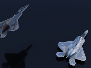 Lockheed Martin F-22 Raptor Model 3D