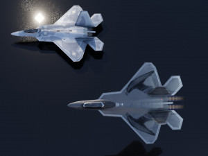 Lockheed Martin F-22 Raptor Model 3D