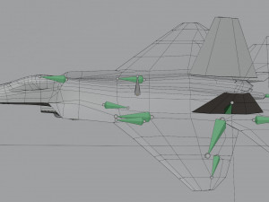 Lockheed Martin F-22 Raptor Model 3D