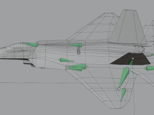 Lockheed Martin F-22 Raptor 3D Model