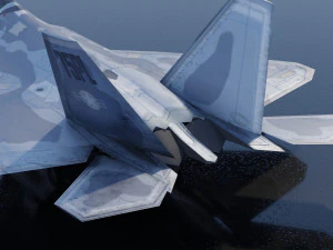 Lockheed Martin F-22 Raptor 3D Model