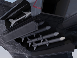 Lockheed Martin F-22 Raptor Model 3D