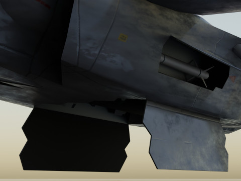 Chengdu j-20 mighty dragon lowpoly jet fighter Model 3D