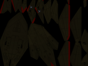 Lockheed F-117 Nighthawk lowpoly stealth bomber 3D-Modell