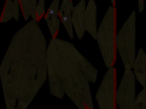 Lockheed F-117 Nighthawk lowpoly stealth bomber 3D Model