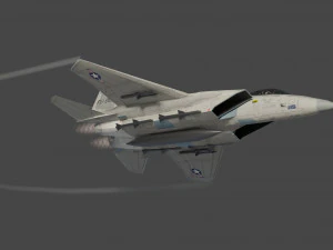Mcdonell douglass f-15 eagle lowpoly jet fighter 3D Model