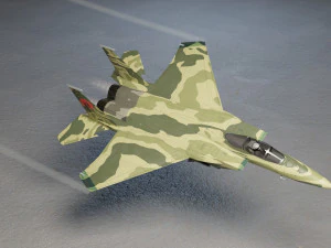 Mcdonell douglass f-15 eagle lowpoly jet fighter 3D Model