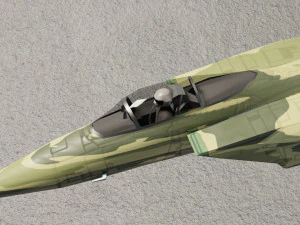 Mcdonell douglass f-15 eagle lowpoly jet fighter 3D Model