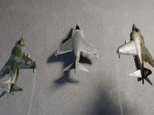 Caccia a reazione lowpoly Hawker Harrier Modello 3D