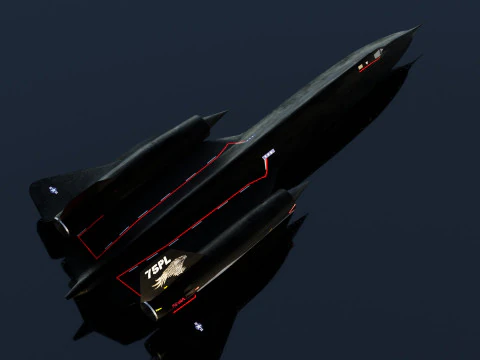 Lockheed SR-71 Merlo Modello 3D