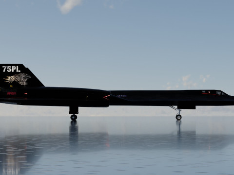 Lockheed SR-71 Blackbird 3D Модель