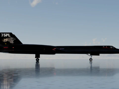Lockheed SR-71 Merlo Modello 3D
