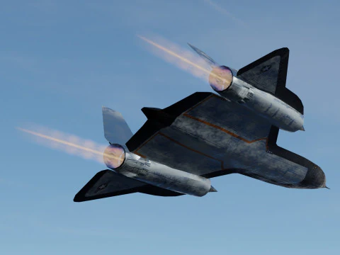 Lockheed SR-71 Merlo Modello 3D