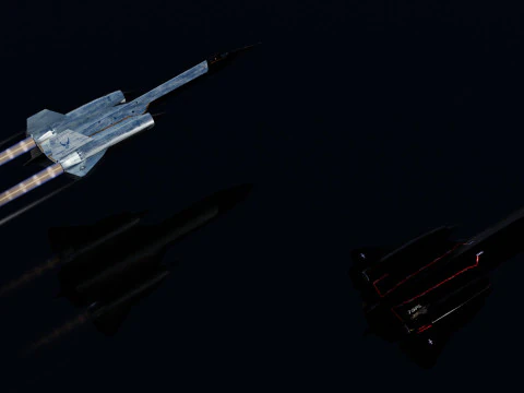 Lockheed SR-71 Merlo Modello 3D