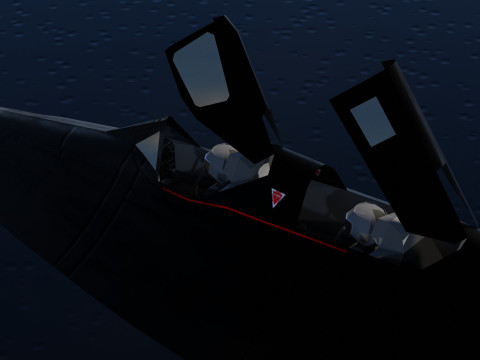 Lockheed SR-71 Blackbird 3D Модель