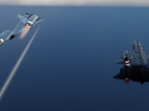 Lockheed SR-71 Blackbird 3D Модель