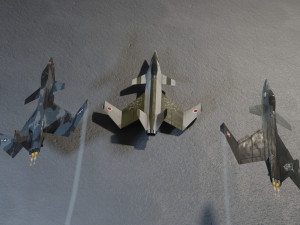 A90 sanda lowpoly concept jet fighter 3D 模型